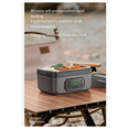 thumbnail image 2 of Portable Rechargeable Lunch Box, Wireless Heating, Water-Free Bento Box, Student Office,Power Storage, Outdoor,1 * electric lunch box 1 * charging cable, 2 of 9