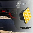 thumbnail image 4 of Hitch Cover Fits For 2-Inch Hitch,Yellow And White Patternrubber Trailer Hitch Cover Tube Plug Insert,Car Exterior Accessories, Receiver Tube Hitch Plug, 4 of 5