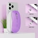 thumbnail image 2 of Ratón inalámbrico Uciefy Q5 Slim recargable de 2,4 G, color morado, 2 of 8