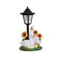 thumbnail image 2 of Christmas Resin Solar Goose Light - Glowing Porch Garden Statue Decor for Holiday Parties, Warm LED Indoor Outdoor Figurine Ornament for Mantel, Yard, 2 of 6