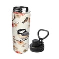 thumbnail image 2 of 18oz Sports Insulated Kettle Double Wall Vacuum Insulated Water Bottle With Leak Proof Flip Lid For Gym Outdoor Commuting Camping Bird (6), 2 of 9