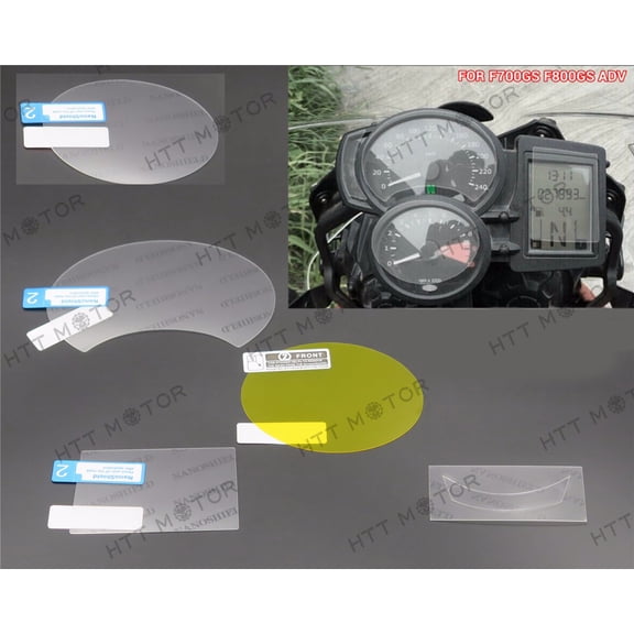 HTTMT- Cluster Scratch Protection Film Blu-ray Protector for BMW F700GS F800GS ADV