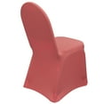 thumbnail image 4 of YCC Linens - 6 Pack Stretch Spandex Banquet Chair Covers - Coral, 4 of 5