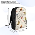 thumbnail image 4 of Disketp Little Birds Mochila Unisex de Apertura Lateral Completa, Mochila para Laptop para Escuela, Trabajo y Viajes, 4 of 8