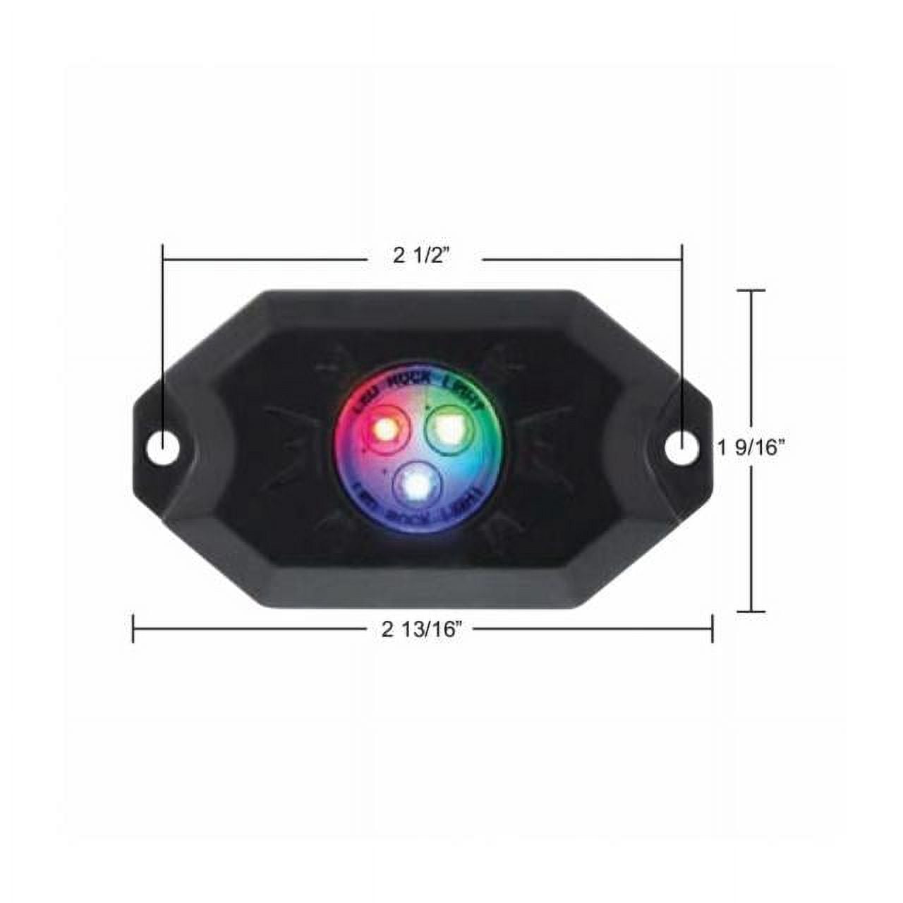 United Pacific High Power, Multi-Color LED Rock Light 36604
