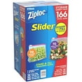 Ziploc Slider Storage Bag, Variety Pack, 166count