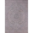 thumbnail image 1 of Ahgly Company Indoor Rectangle Mid-Century Modern Silver Pink Oriental Area Rugs, 7' x 10', 1 of 6
