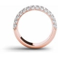 thumbnail image 3 of 2 Carat T.W. Diamond 14kt Rose Gold Wedding Band, 3 of 5