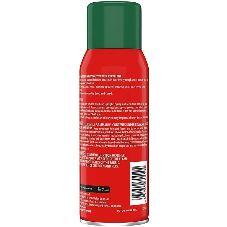 KIWI Camp Dry Heavy Duty Water Repellent Spray 10.5 oz. Pack of 3
