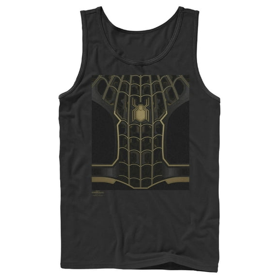 Men's Marvel Spider-Man: No Way Home Black Suit Tank Top Black Large