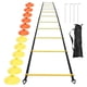 thumbnail image 1 of Juego de entrenamiento de escalera de agilidad de fútbol con conos y postes de acero: mejora tu velocidad y resistencia, 1 of 5