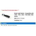 thumbnail image 2 of Brake Light Switch - Compatible with 1960 - 1961, 1963 - 1965 GMC 1500 Series 1964, 2 of 2