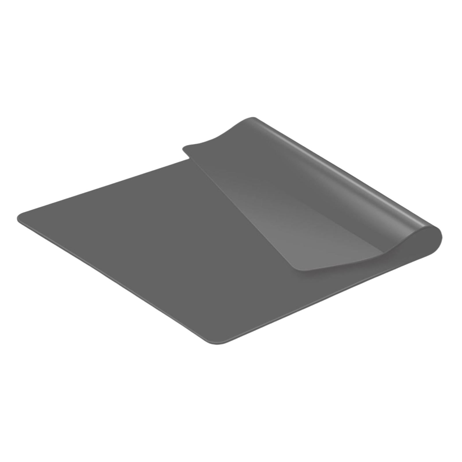 CarpNettore Silicone Counter Mat Heat Resistant Pad Multipurpose Easy to Clean Rolled Folded Gray 80 cmx60 cm