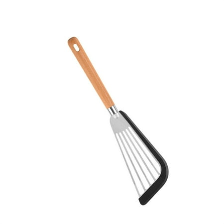 

Stamzod Nonstick Spatula Turner Stainless Steel Fish Spatula With Silicone Edge Kitchen Slotted Spatula Turner