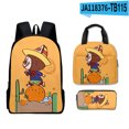 thumbnail image 1 of Mario School Backpack Travel Bag Three-piece Lunch Backpack Student Schoolbag Teen School Gift, 1 of 3