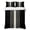 Black Beige, variant on Twin Quilt Set 68''x86'', Black Beige Striped Lightweight Summer Bedspread Coverlet Set with 2 Pillow Shams, Modern Farmhouse Retro Lines Breathable All Season Quilt Bedding for Dorm/Bedroom