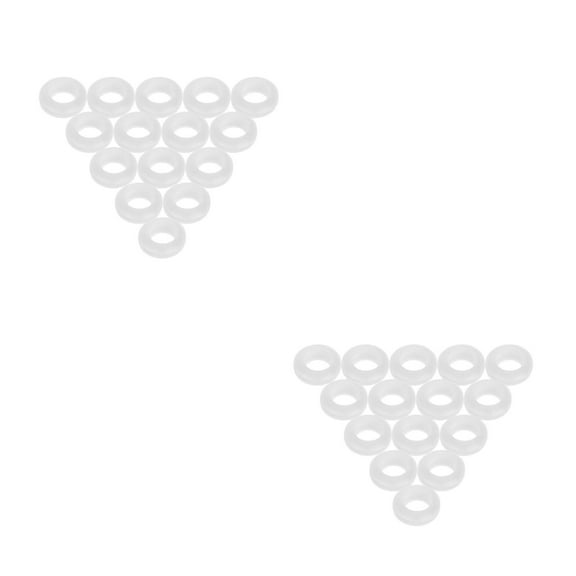 Raindrops 100 pcs Jar Silicone Seals Leak Proof Silicone Gaskets for Canning Jars Reusable Jar Sealing Rings Rubber Seal for Glass Jar Lid Food Container Silicone Gasket