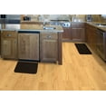 thumbnail image 4 of Garland Rug Herald Square 2pc Kitchen Rug Set 18 in. x28 in. Slice & 18 in. x28 in. Mat Mocha, 4 of 5
