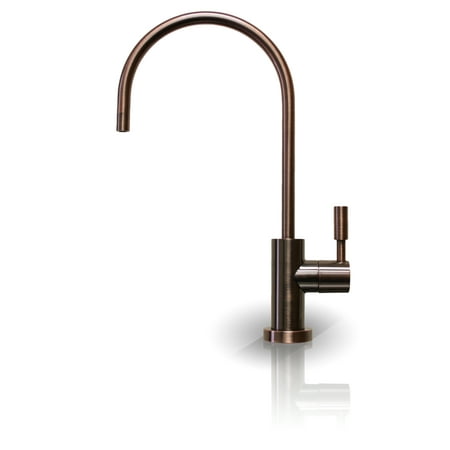 Faucet For Wine APEC FAUCET-CD-AW Kitchen Drinking Water Ceramic Disc Luxury Designer Faucet, Non-Air Gap & Lead Free, Antique Wine ()