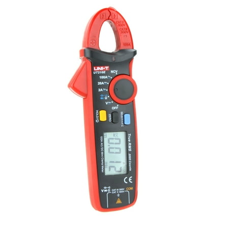 400a Digital Clamp UNI-T UT210E True RMS AC/DC Current Mini Portable Handheld LCD Diaplay Digital Clamp Meter w/ Capacitance Tester ()
