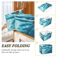 thumbnail image 4 of Foldable Fabric Storage Bin With Handle Collapsible Basket Box Storage With Lid Organizer A Swmming Pool, 4 of 7