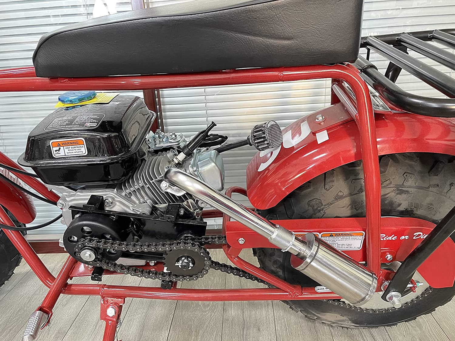 coleman mini bike exhaust cooling MGWILL Upgraded with Muffler for CT200U BT200X CT200U-EX 196cc/6.5HP Go Kart and : Automotive This header does not fit the CT200U Coleman CT200U EX muffler/exhaust Heat
