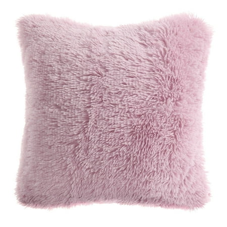 Faux Fur Throw Pillow Cover Fluff Cushion Cover For Sofa Couch 24