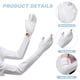 thumbnail image 2 of 2 pares de guantes de protección solar, protectores de brazos alargados para el verano, protección UV, para montar a caballo al aire libre para damas, patrón de espigas de trigo 537, 2 of 5