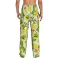 thumbnail image 3 of Sigee Cartoon Dinosaurs Print Men's Pajama Pants - Soft Lounge Sleep Bottoms with Elastic Waistband and Pockets-Large, 3 of 9