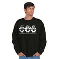 thumbnail image 5 of See Hear Speak No Evil Inspirational Sweatshirt for Men or Women Brisco Brands L, 5 of 6