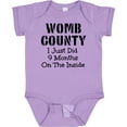 thumbnail image 3 of Inktastic Womb County I Just Did 9 Months on the Inside Boys or Girls Baby Bodysuit, 3 of 5