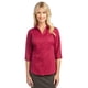 thumbnail image 1 of MEJORADA Blusa de manga 3/4 para mujer de Port Authority®. L6290 Rosa Frambuesa XS Autoridad Portuaria L6290, 1 of 1