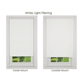 thumbnail image 4 of Linen Avenue Cordless Sierra Light Filtering Roller Shade, White 60 W x 78 H (Arrives 1/4" Narrower), 4 of 8