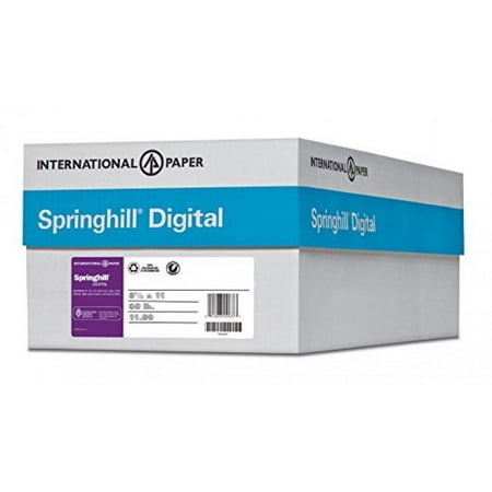 Springhill, Digital Vellum Cover White, 80lb, Ledger, 11 x 17, 92 Bright, 1,000 Sheets / 4 Ream Case, Made In The USA