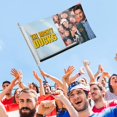 thumbnail image 4 of Los Poderosos Patos Bandera impresa con temática, regalo perfecto para fanáticos, amigos y familiares, y adecuada para actividades al aire libre e interiores, decoraciones de fiesta. 120*180CM, 4 of 6