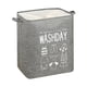 thumbnail image 1 of Ganfancp Cesta de Almacenaje Extra Grande con Cordón,Bolsillo para Paquetes, Cesta de Almacenaje Ofertas Flash 1X Organizador, 1 of 3