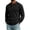 Black, variant on TOUMENY Men Sweater Casual Button Down Collared Long Sleeve Slim Fit Knitted Pullover Fall Winter Warm Solid Color Fashion Tops Black L
