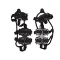 thumbnail image 3 of Crampons d'Escalade, Haute Densité Durable Excellente Traction Neige Glace Crampons en Acier Inoxydable 1 Paire avec Sac de Rangement pour Randonnée pour Extérieur Noir, Argent, 3 of 7