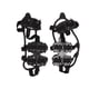 thumbnail image 5 of Crampones de acero inoxidable de 24 dientes para escalada segura en nieve o hielo, cubrezapatos antideslizantes para exteriores, color negro, talla M, 5 of 8