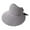Grey, variant on Women Brimless Foldable Sun Hat Airy Beach Visor for Travel and Outdoor Leisure Packable Straw Construction Pink