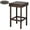 Brown, variant on 4PCS High Bar Arm Chairs, 24" Seat Height Outdoor Wicker Chair Furniture Set with All-Weather Cushion, Patio Conversation Rattan Bistro Bar Chair for Garden Pool Backyard, Brown Gradient, S2181