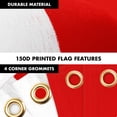 thumbnail image 4 of G128 Combo Pack: 6 Ft Tangle Free Aluminum Spinning Flagpole (Black) & Canada Canadian Flag 3x5 Ft, LiteWeave Pro Series Printed 150D Polyester, 4 Corner Brass Grommets | Pole with Flag Included, 4 of 9