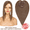 #04 Medium Brown, variant on Benehair 10*12cm Side Part Clip In Hairpiece 100% Remy Real Human Hair Topper Hair Piece Wigs Handtied Lace Base For Woman Thin Hair Loss Top Piece Brown 10inch