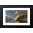 thumbnail image 2 of Adelsteen Normann 14x10 Black Modern Framed Museum Art Print Titled - The Romsdal Fiord (1877), 2 of 5