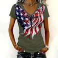 thumbnail image 2 of MEICHEN Women Summer Patriotic Graphic Tees Casual Usa 250th Anniversary T Shirts Short Sleeve Blouse Tops, 2 of 4