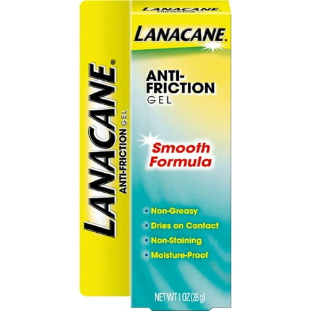 Lanacane Anti-Friction Gel, Smooth Formula 1 oz (Pack of 4)