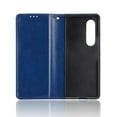 thumbnail image 2 of Dteck Leather Case for Samsung Galaxy Z Fold 4 PU Leather Pattern Stylish Case with Pen Slot Business Style Men Women Case For Samsung Galaxy Z Fold 4,Blue, 2 of 7