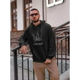 thumbnail image 2 of Dark Chicago Cityscape Hoodie Men -Image by Shutterstock, Male 4X-Large, 2 of 4