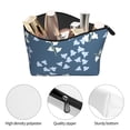 thumbnail image 6 of ZNDUO Travel Makeup Bag for Women Blue Bell Orchid Toiletry Bag, Multifunctional Storage Bag Cosmetic Bag Make Up Organizer, 6 of 7