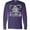Purple, variant on Inktastic Sanibel Island Florida Cute Swimming Manatee Long Sleeve T-Shirt